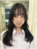 顔まわりカット顔まわりレイヤーデザインカット