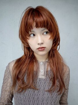 ギークス(GEEKS) 【GEEKS渋谷】セミロングレイヤー/ウルフカット/春夏カラー/小顔