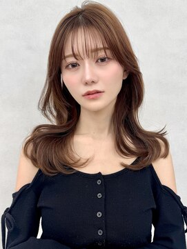 アッシュ 新杉田店(Ash) 新杉田レイヤーカット韓国ダブルカラー顔周り前髪カットボブ