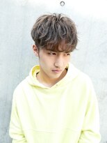 フィフス(fifth) メンズマッシュツイストスパイラルパーマブリーチカラー