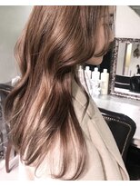 シェリ ヘアデザイン(CHERIE hair design) 韓国風流れるレイヤーカット×艶やかなブラウンベージュ◎