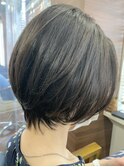大人ショート　ショートボブ  小顔ショート
