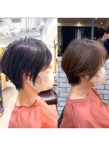 アヴァロン(AVALON)&nbsp;【30代40代】横顔美人な絶壁解消ショートパーマ「永田カズヤ」