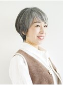 【えがお美容室】40代50代60代にオススメ☆骨格似合わせショート
