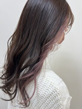 アールモンドヘア新世界 【北見】#イヤリングカラー#インナーカラー#ブリーチカラー