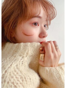 ローレン(LOREN) 【LOREN】　顔周りレイヤーとペールオレンジ