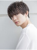 小久保style☆2wayバングフェザーバングプラチナベージュウルフ