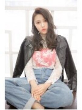 クシュ 所沢東口店(kusyu...) オリーブグレージュロングレイヤー.ロングボブ.コリアンスタイル