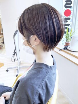 モリオ フロム ロンドン 成増店 【morio成増 セリザワ】耳掛けショートボブ 髪質改善