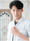 マットに決める！ワイルドツーブロック刈り上げ韓国ヘアーd