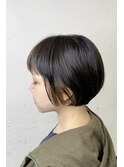 エッジーショートボブ