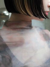 【インナーカラーボブ・イヤリングカラーボブ】ボブでのポイントカラーでお洒落を楽しみたい方に☆ブリーチ