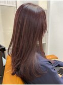 ピンクブラウン[藤沢/髪質改善]