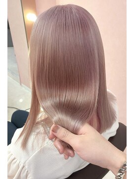 ジオ 国分寺(the O's) 斜めバング/シルキーベージュ/ブラントカット[国分寺駅]