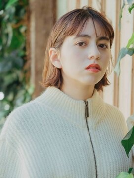 ディバイン ティエドゥール お花茶屋(divine tiedeur) ゆるふわパーマボブ