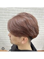 アボックス(abox)&nbsp;センターパート×ピンクベージュ