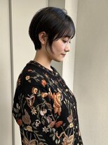 カサネ(casane)&nbsp;大人ショートボブ丸みショートカットマッシュショート前髪あり