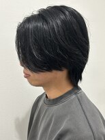 ヒュイル バイ ニアウ(Hwyl by Niau)&nbsp;メンズマッシュセンターパートスパイラルパーマニュアンスパーマ