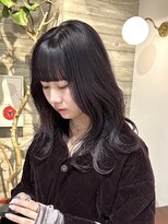 ヲタク(wotaku.)&nbsp;ダークラベンダー暗髪カラー就活カラーブリーチなしカラー