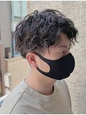 スパイラルショートパーマ メンズパーマ/ツイストスパイラル