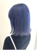 コバルトブルー_外ハネミディアム