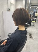【中西里美】ナチュラルショートボブ