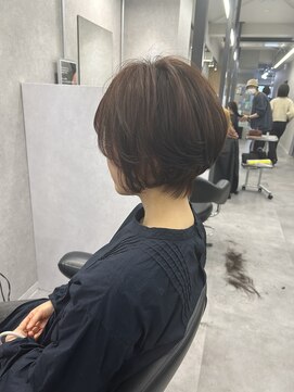 ヘアサロン ドットプラス 町田店(dot. plus) 【中西里美】ナチュラルショートボブ