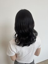 ビーヒアナウ N゜03 金沢駅西店(BE HERE NOW)&nbsp;【韓国ヘア/暗めブラウン/艶カラー/透明感/くびれ巻き】