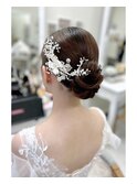 花嫁様ヘアセット