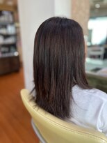 アークスヘアー ★縮毛矯正ロング♪コスメストレート髪質改善ココアベージュ