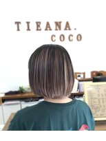 美容室 ティアナ ココ(TIEANA.COCO) ハイライトボブ