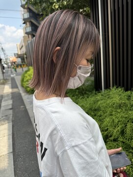 ヘアーデザイン アコースティック(Hair Design ACOUSTIC) バレイヤージュ/エモベージュ