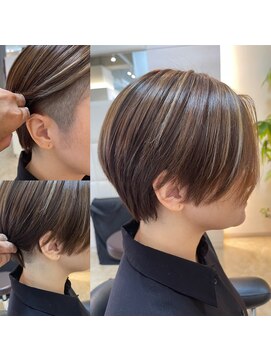 桜デコ ティンプル店(DECO) 生えグセとショートヘア