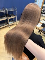 ユニ バイ マグ 長野店(Uni.by Mag)&nbsp;透明感抜群♪ダブルカラーブリーチミルクティーベージュ