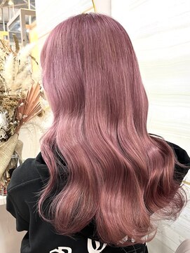 エルバイラビス 大宮(elu by lovis) 《Ami》ピンクラベンダー/ブリーチカラー/ケアブリーチ/大宮