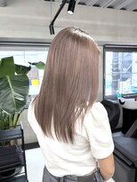 ニコ トウキョウ 渋谷(nico TOKYO)&nbsp;ミルクティーベージュ/髪質改善/ダブルカラー/ケアブリーチ/20代