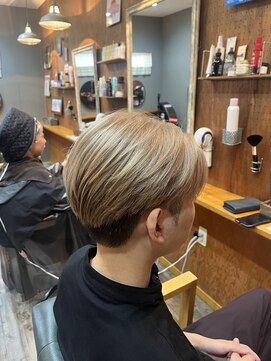 ヘアーサロン アトリエ(Hair salon ATORIE) メンズミルクティーカラーナチュラルセット