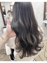 ジル フラン 吉田店(JILL franc)&nbsp;30代40代◎グレーベージュ&セミロングレイヤー