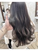 30代40代◎グレーベージュ&セミロングレイヤー