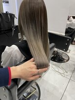 ヘアーデザイン ジェルム(Hair Design germe)&nbsp;グレージュストレート  #しのだスペシャル