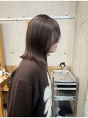 【ブリーチなし】透明感グレージュ