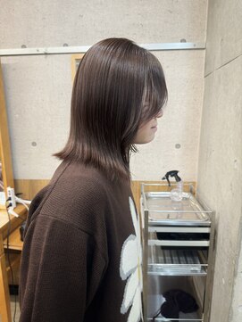 ヘアーデザイン アルエ(HAIR×design ARUE) 【ブリーチなし】透明感グレージュ