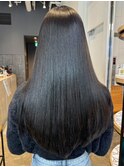 ロング韓国ヘア顔周りレイヤーおくれ毛美髪_ba536121