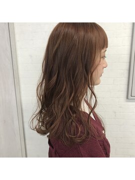 マルフェ 天王寺(marfe) オレンジブラウン　カシスオレンジ　前髪あり艶カラー艶髪