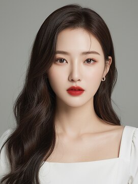 ラナ 新宿(lana) 韓国風レイヤー/韓国風顔まわり/前髪/【lana hair 新宿】