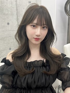 エヌアイ オモテサンドウ(ni omotesando) 大人気韓国くびれヘア/オリーブベージュ