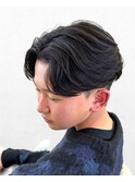曲がる縮毛矯正センターパート