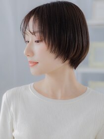 カバーヘア 上尾西口店(COVER HAIR)&nbsp;小顔シースルーバングショートカットレイヤーa上尾20代30代40代