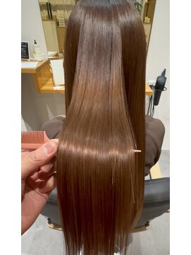 ローゼル(roselle) 艶々ツルツル縮毛矯正ストレートパーマ