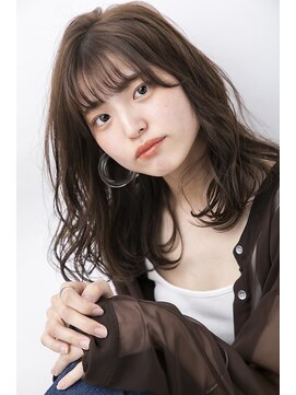 アンジュール 鹿児島中央店(UNJOUR.) ゆるウェーブ×マロンブラウン20代30代40代